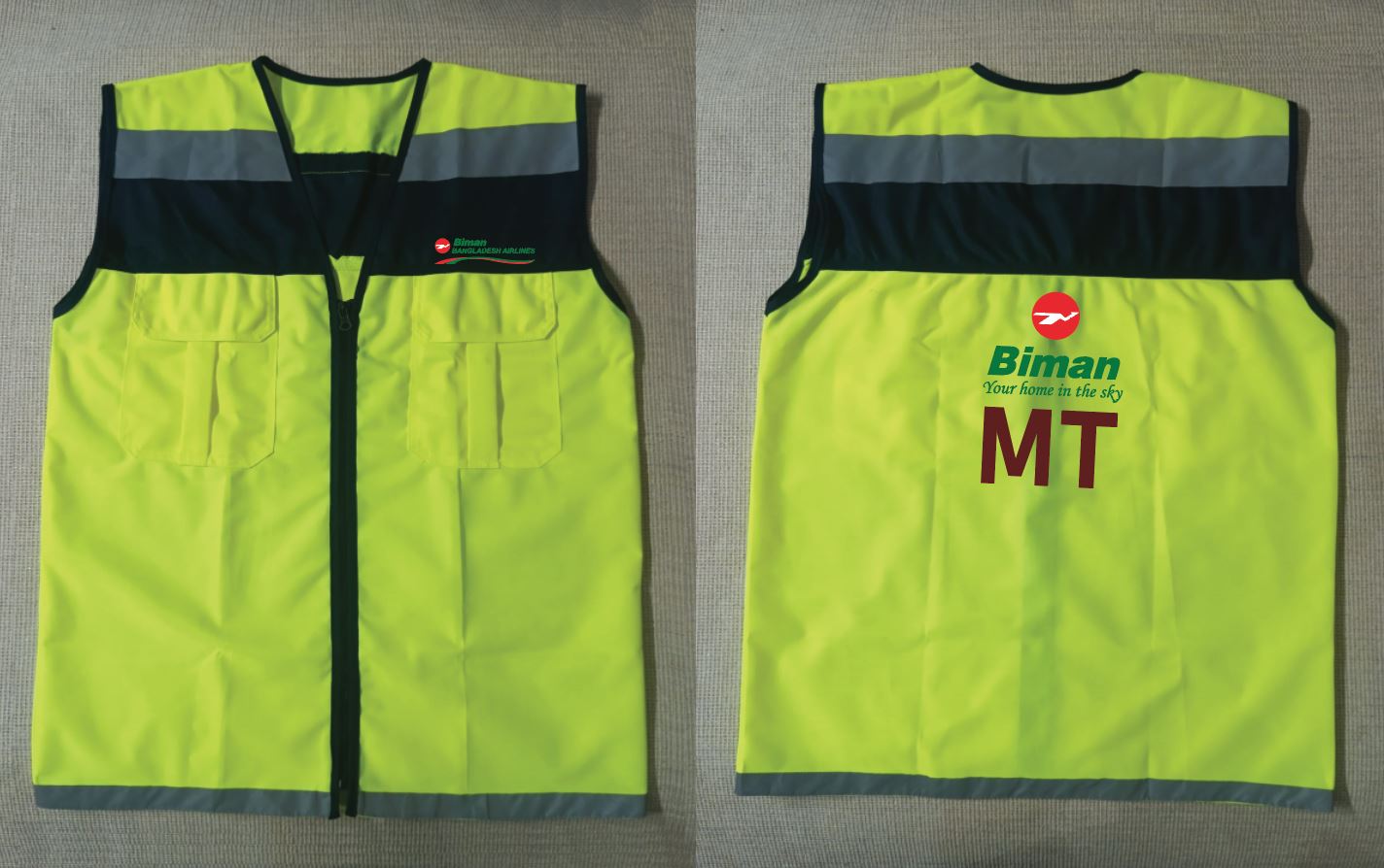 Exclusive Collection Two Pockets MT Department Black lemon Apron APR049