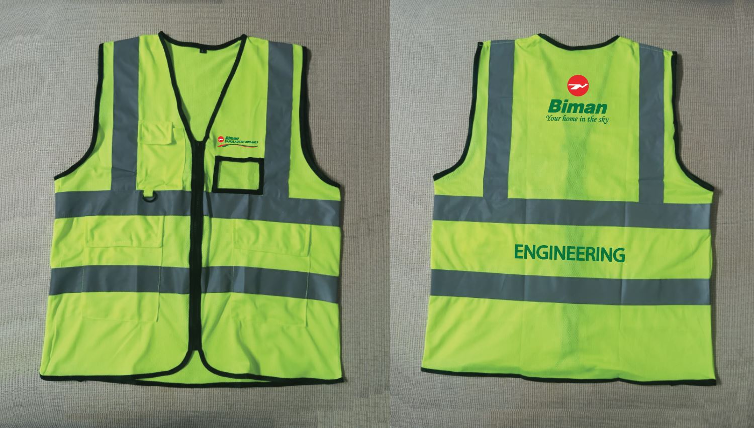 Exclusive Collection Four Pocket Engineering Lemon Apron APR061