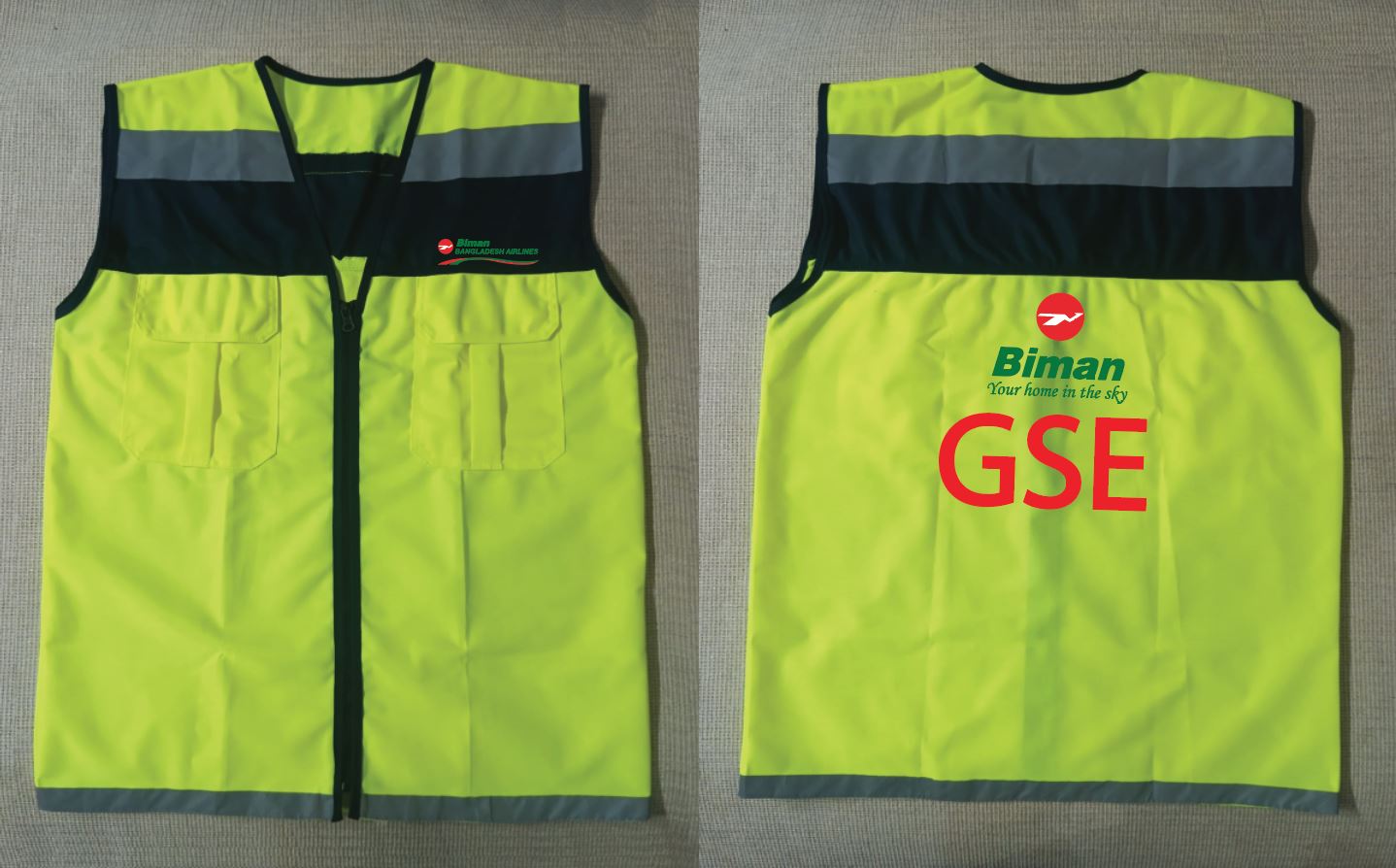 Exclusive Collection Two Pockets GSE Department Black lemon Apron APR048