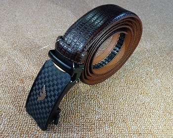 Crocodile Auto Gear Adjusted 100% Genuine Leather Belt For Men BELT010