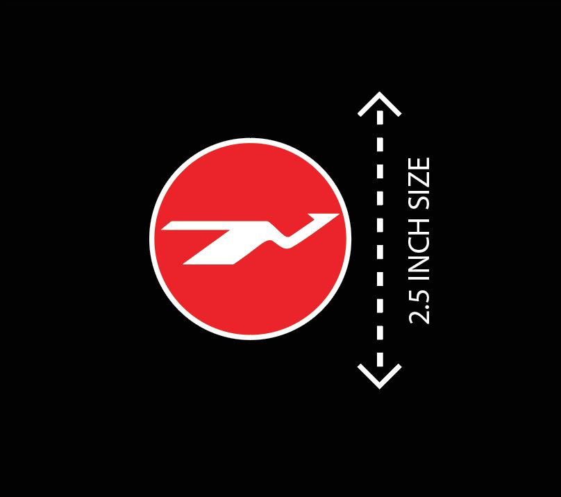 100% Waterproof Biman Logo Sticker MOQ 2 PCS STK013