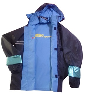 100% Waterproof Reflective Raincoat Rain suit with Trouser (1 Set) RS002