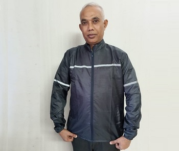 Water Resistant Safety Clothing high Visibility Reflective Men's Cycling / Motor Cycling Jacket, Windbreaker Jacket Protective Safety Workwear WB0024