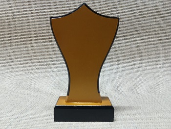Wooden Crest/Award Trophy with customize print CAW021