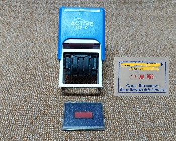 Date Self inking Seal/Stamp Active 826-D