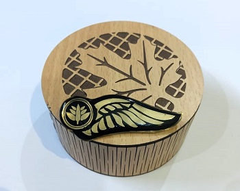 Brass (পিতল) Base or wings for Biman Employee BIMAN001X