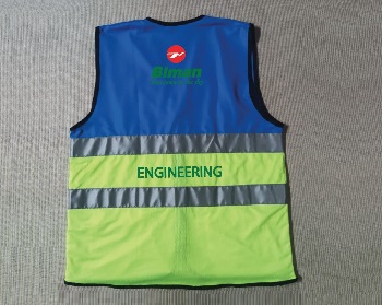 Exclusive Collection Two Pockets Engineering Department Blue lemon Apron APR054