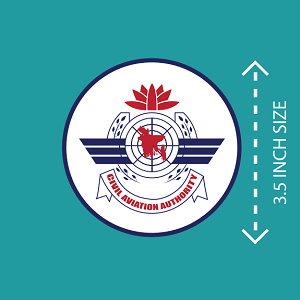 100% Waterproof Civil Aviation Authority Logo Sticker MOQ 2 PCS STK005