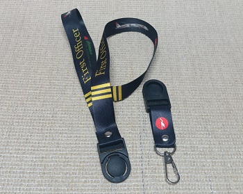 First Officer ID card hanging ribbon FSR001