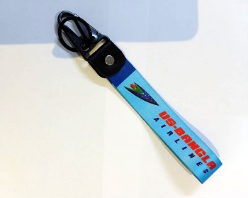 US-BANGLA Unique design Best quality Ribbon keyring for Car / Bike / Office KR009