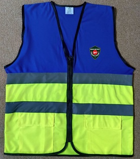 Exclusive Collection Security Department Contrast Semi Net Apron Two Pockets 04 Designs APR031