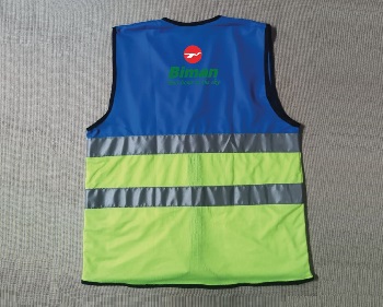 Exclusive Collection Two Pockets Biman Logo Blue lemon Apron APR057