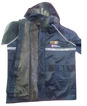 100% Waterproof Reflective Raincoat Rain suit with Trouser (1 Set) Taj