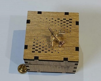 Coat pin Golden color Best Quality Metal with Box ET002