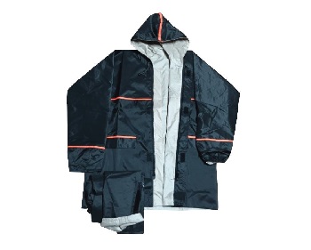 100% Waterproof Reflective Double Part Raincoat with Trouser One Set RS014