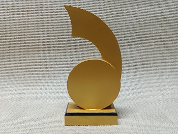 Wooden Crest/Award Trophy with customize print CAW026