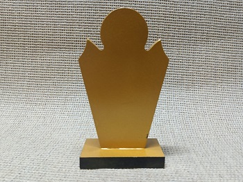 Wooden Crest/Award Trophy with customize print CAW008