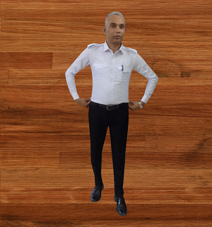 Uniform Shirt for Men Long Sleeve Indian Cotton