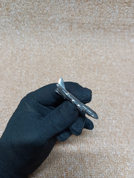 Tie Clip in Silver color Better Quality Metal with box BCT003
