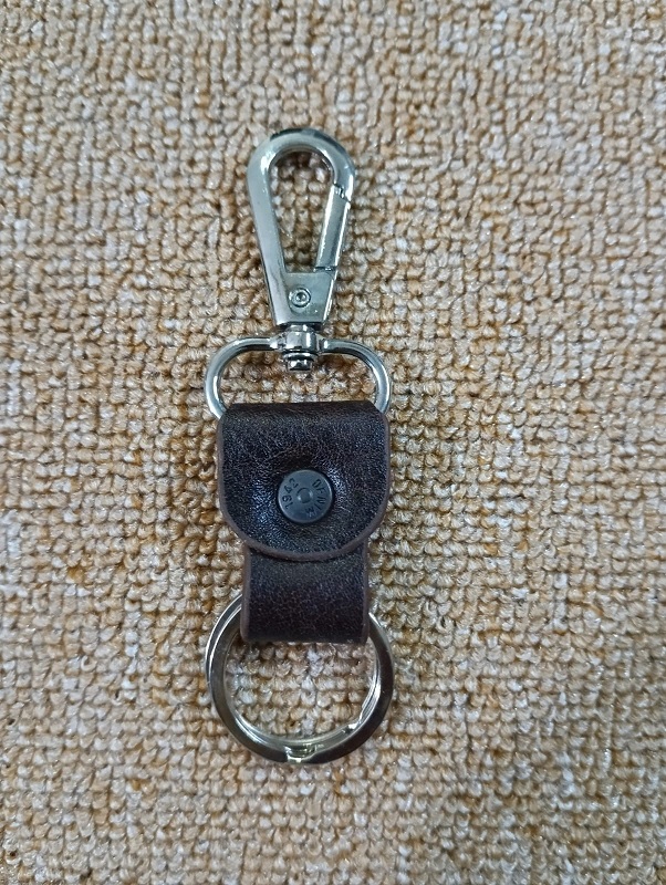 Unique design 100% Genuine Leather keyring KR0015