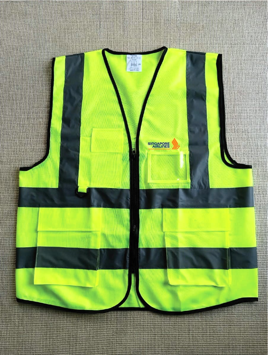 Singapore Airlines Reflects light Polyester Official Apron Four pockets VEST052