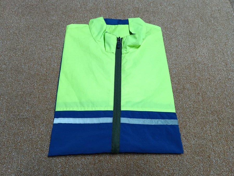 Water Resistant Safety Clothing high Visibility Reflective Men's Cycling / Motor Cycling Jacket, Windbreaker Jacket Protective Safety Workwear WB0031