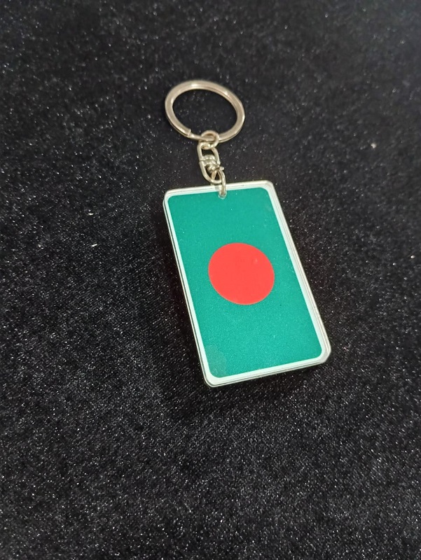 Key Ring Bangladesh Flag for Bikers - Car - Bike - Home - Office KEY017
