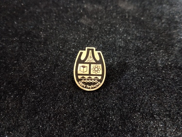 University of Chittagong 100% Brass (পিতল) Coat Pin UN02