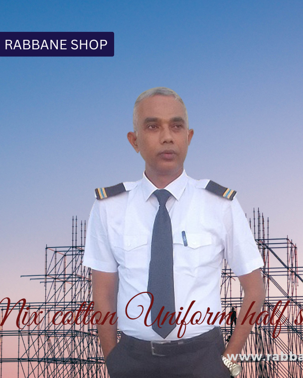 Uniform Shirt for Men Short Sleeve Mix Cotton