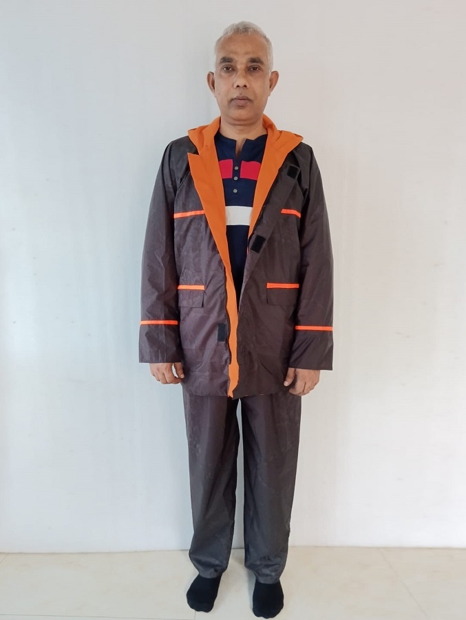 Double part Waterproof Raincoat WR004