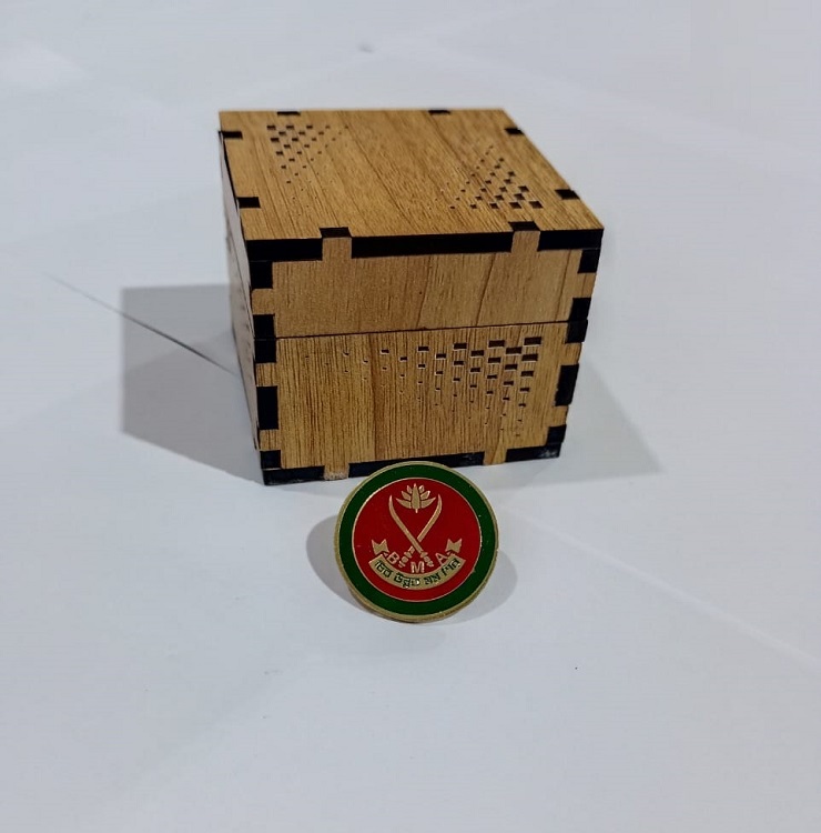 Exclusive Collection Bangladesh Military Academy 100% Brass (পিতল) Coat Pin CPIN011