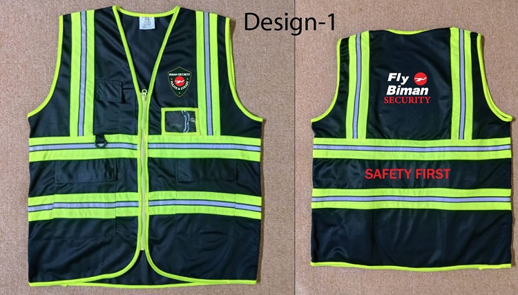 Exclusive Collection Security Department Black Official Apron Polyester Four Pockets 04 Designs APR028