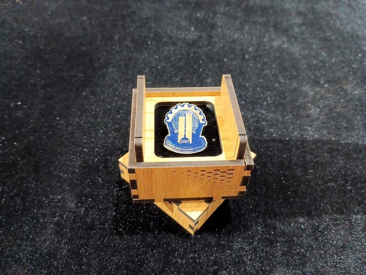Chittagong University of Engineering and Technology (CUET) 100% Brass (পিতল) Coat Pin UNET001