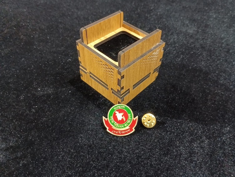 Bangladesh Road Transport Corporation (BRTC) 100% Brass (পিতল) Coat Pin CPIN27