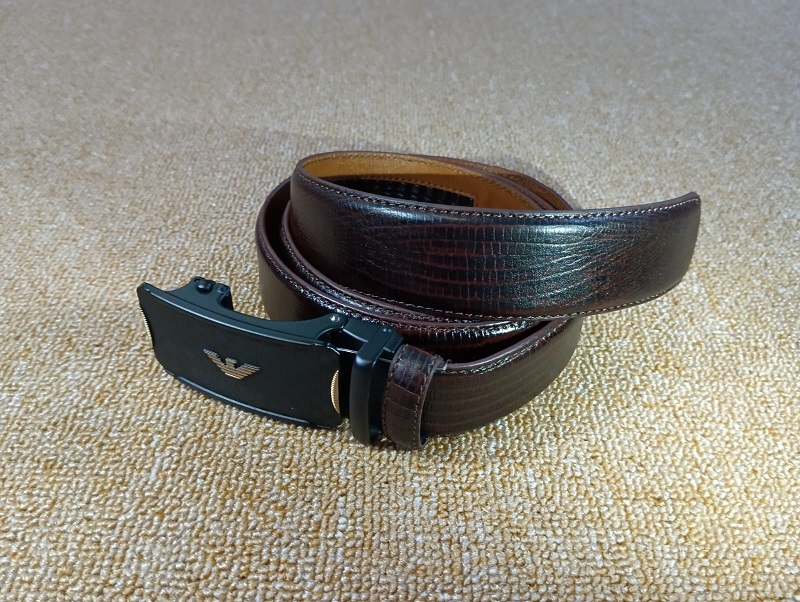 Crocodile Auto Gear Adjusted 100% Genuine Leather Belt For Men BELT010