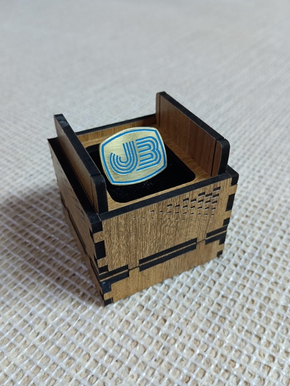 Janata Bank 100% Brass (পিতল) Coat Pin BNK009