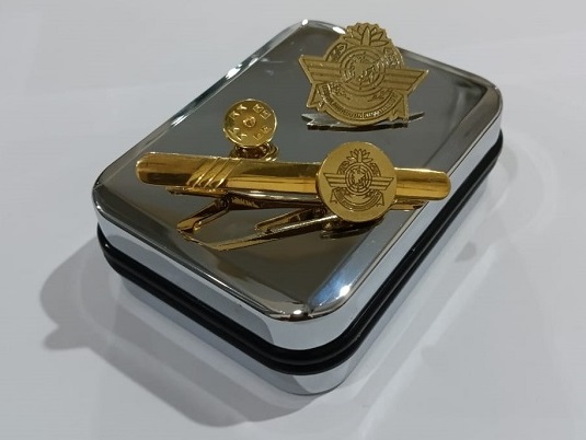 Exclusive Collection Civil Aviation Authority 100% Brass (পিতল) Tie Clip and Coat pin set EBM004
