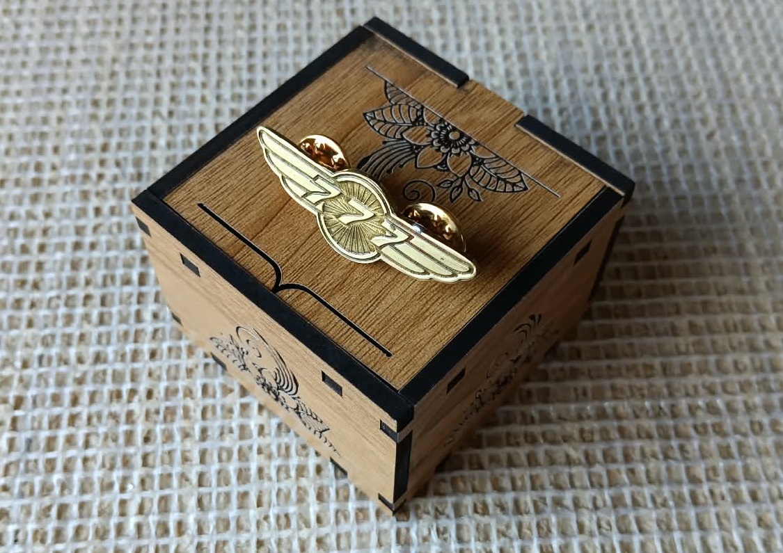 Boeing 777 Exclusive collection Coat pin in 100% Brass (পিতল) BPT005