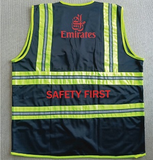 Emirates Airlines Exclusive Collection Black Official Apron Polyester Four Pockets VEST006
