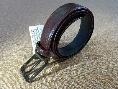 Men’s pin box belt 100% Genuine Leather BELT013