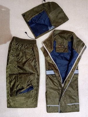 Premium Quality Double part Waterproof Raincoat WR008