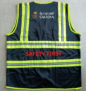 Saudi Airlines Exclusive Collection Black Official Apron Polyester Four Pockets VEST037