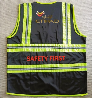 Etihad Airways Exclusive Collection Black Official Apron Polyester Four Pockets VEST022