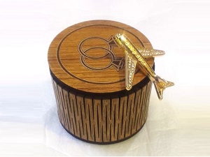 Coat pin in Golden color Best Quality Metal with Box XT001