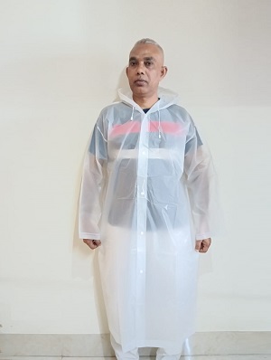 Plastic Waterproof Raincoat WR006