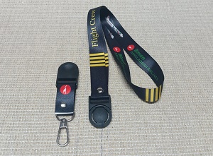 Flight Crew ID card hanging ribbon FSR002