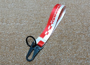 KAWASAKI Unique design Best quality Ribbon keyring for Car / Bike / Office KR030