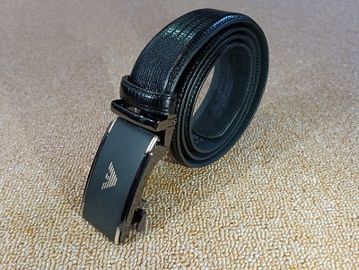 Crocodile Auto Gear Adjusted 100% Genuine Leather Belt For Men BELT009