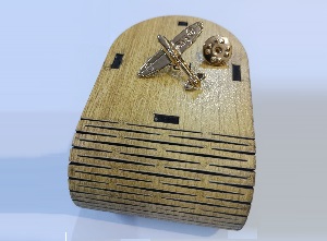 Coat pin Golden color Best Quality Metal with Box ET002