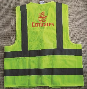 Emirates Airlines Reflects light Polyester Official Apron without pocket VEST001